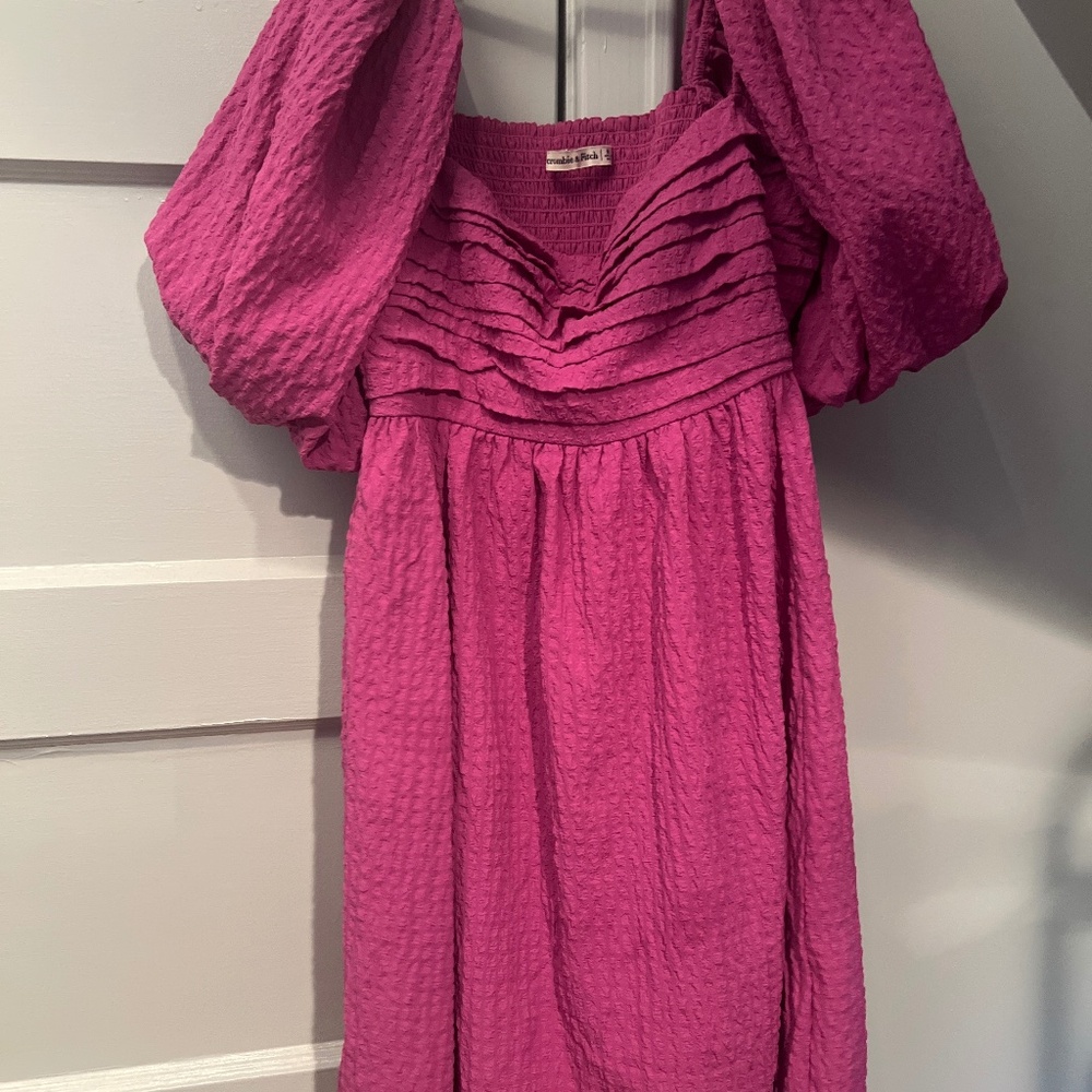 Abercrombie x Tia Booth Emerson Puff Sleeve Mini Dress
